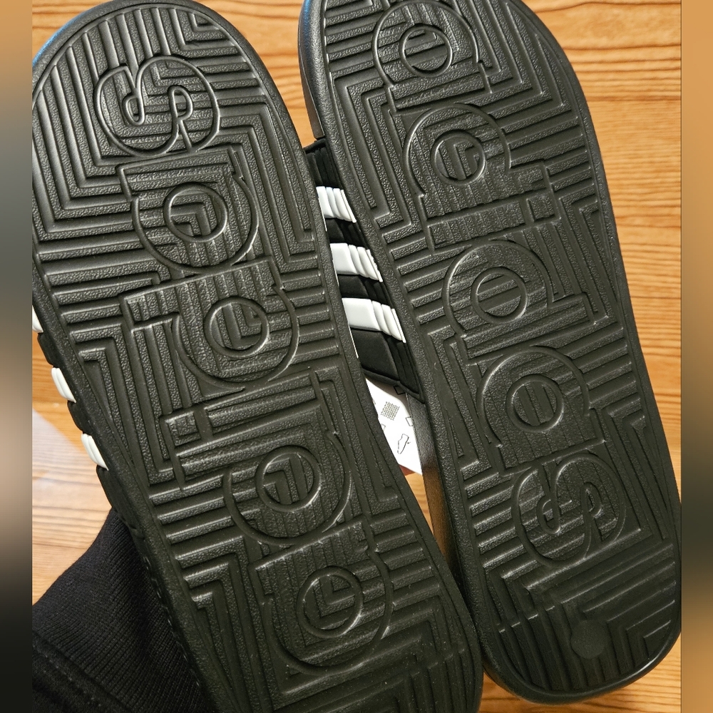 adidas Adissage Slides Black Womens 13 - Picture 6 of 13